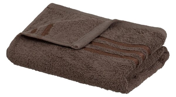 Brązowy bawełniany ręcznik frotte 50x100 cm Simple – Casa Selección