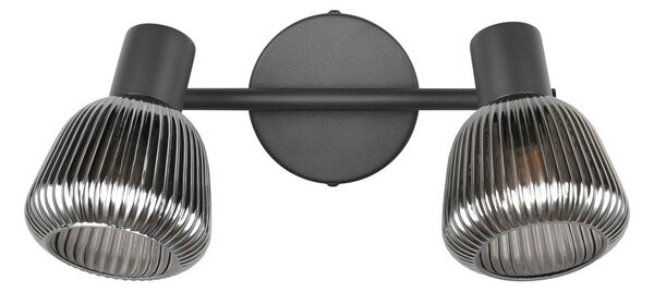 Czarna lampa punktowa ø 10 cm Tarifa – Trio