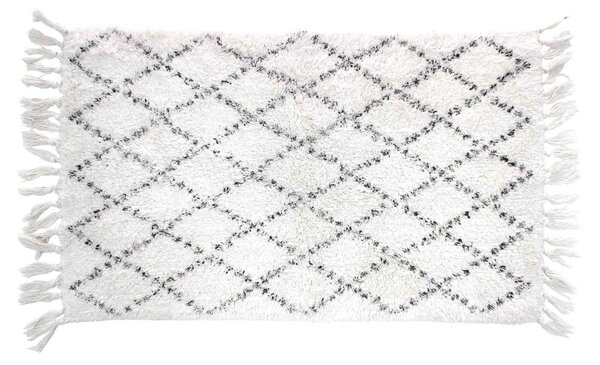 Biały dywanik łazienkowy 50x80 cm Latika – douceur d'intérieur