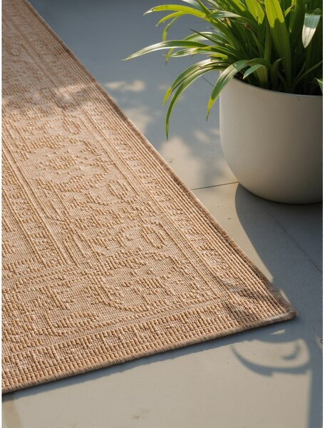 Dywan odpowiedni na zewnątrz w beżowo-śmietankowym kolorze 120x170 cm Duet Kona – NORTHRUGS