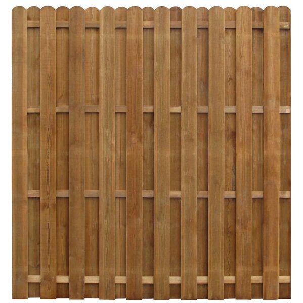 Płot ogrodowy panelowy, impregnowana sosna, 170x170 cm