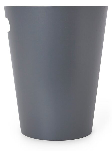 Ciemnoszary biurowy kosz na śmieci 7,5 l Woodrow – Umbra