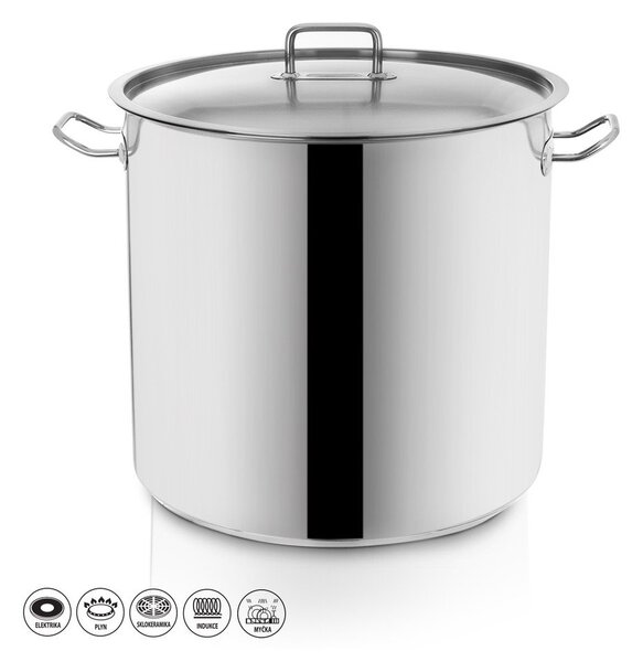 Garnek do gotowania słoików ze stali nierdzewnej z pokrywką 22 l Stock – Orion