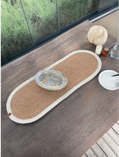 Bieżnik z juty 35x100 cm Wicker – Mila Home Luxury