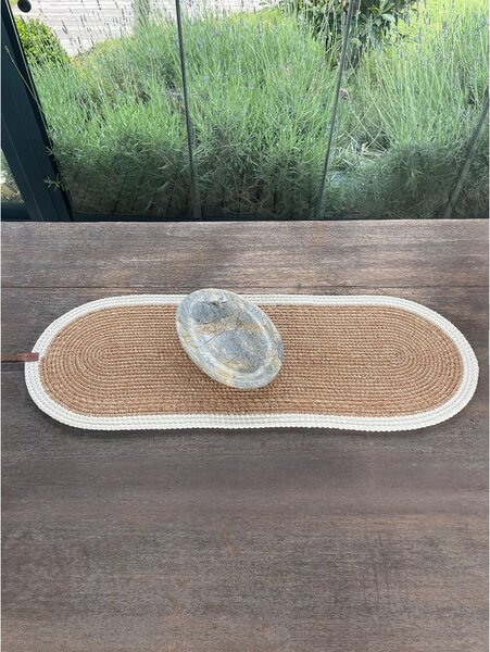 Bieżnik z juty 35x100 cm Wicker – Mila Home Luxury