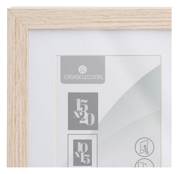 Ramka stojąca/ścienna w naturalnym kolorze 17,5x22,5 cm Sencillo – Casa Selección