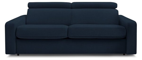 Ciemnoniebieska rozkładana sofa 195 cm Monaco – Bobochic Paris