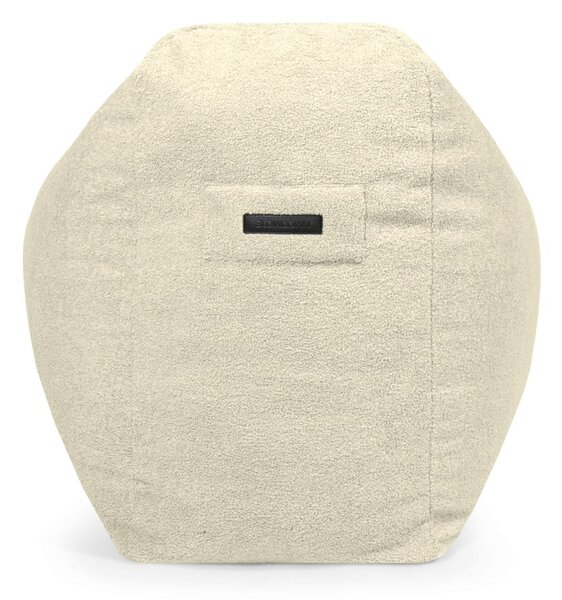 Brązowy worek do siedzenia z materiału bouclé Snug Long 140 – SLOWDOWN