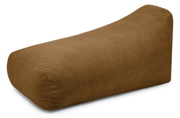 Brązowy worek do siedzenia z materiału bouclé Snug Long 140 – SLOWDOWN