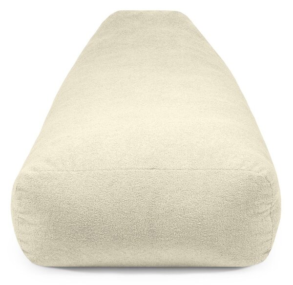Brązowy worek do siedzenia z materiału bouclé Snug Long 140 – SLOWDOWN
