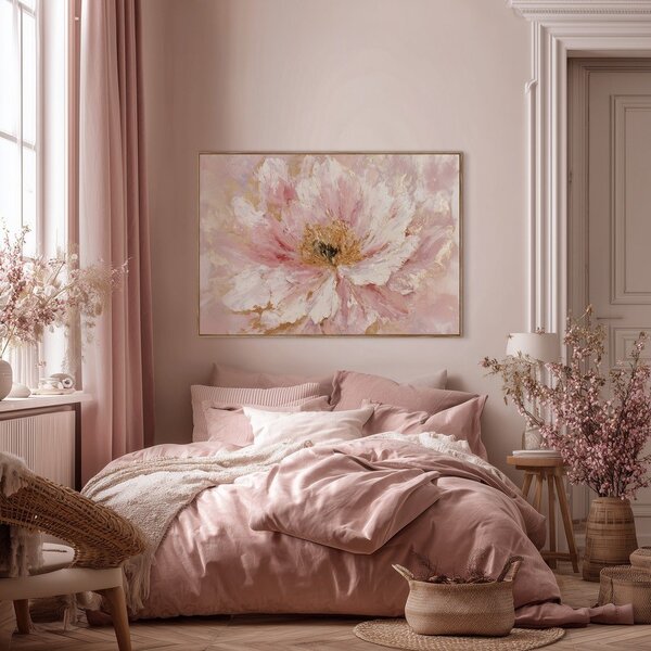 Obraz drukowany z ramą w zestawie/na płótnie 100x70 cm Floral Whispers – Styler