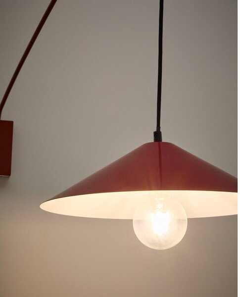 Czerwony kinkiet ø 35 cm Kally – Kave Home