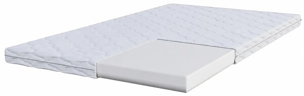Biały topper na materac 160x200 T3-L77