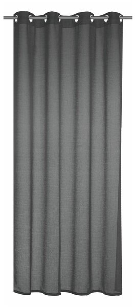 Antracytowa zasłona 140x245 cm Struktura Uni – Sehlbach