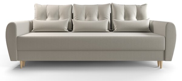 Beżowa sofa rozkładana W4-F40