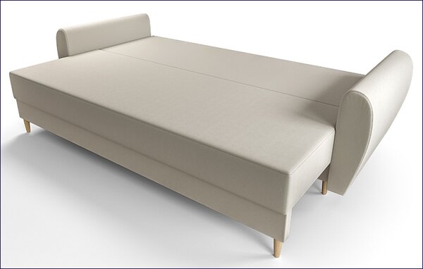 Beżowa sofa rozkładana W4-F40