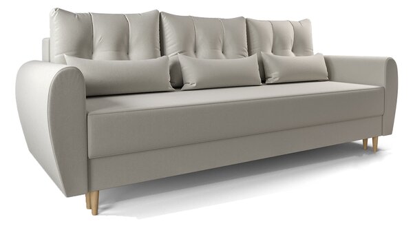 Beżowa sofa rozkładana W4-F40