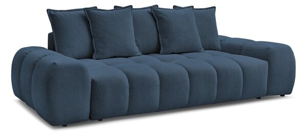 Ciemnoniebieska sofa z tkaniny szenilowej 278 cm Everest – Bobochic Paris