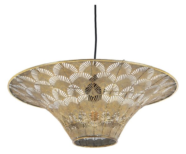 Lampa wisząca w kolorze złota z metalowym kloszem ø 47,5 cm – Ixia