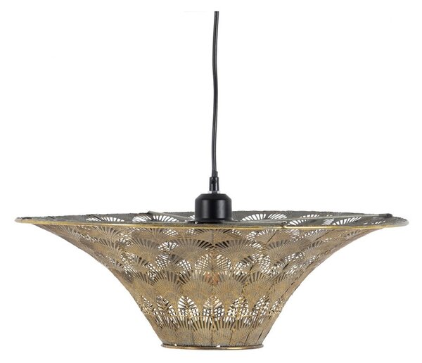 Lampa wisząca w kolorze złota z metalowym kloszem ø 47,5 cm – Ixia