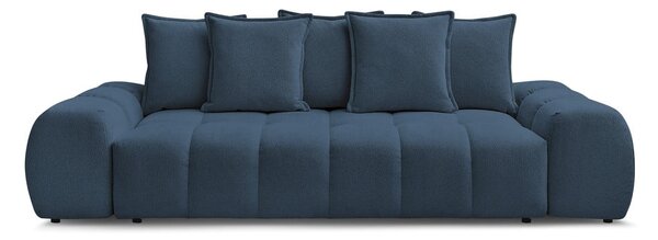 Ciemnoniebieska sofa z tkaniny szenilowej 278 cm Everest – Bobochic Paris
