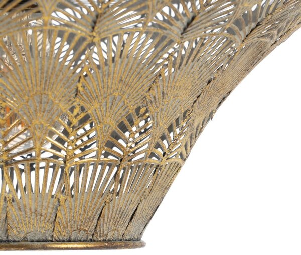 Lampa wisząca w kolorze złota z metalowym kloszem ø 47,5 cm – Ixia