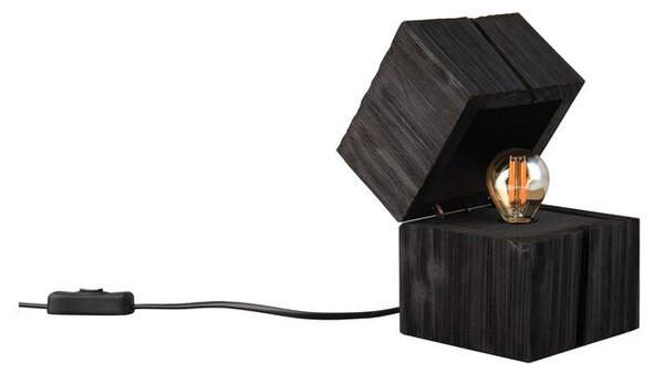 Czarna lampa stołowa (wys. 16 cm) Treasure – Trio