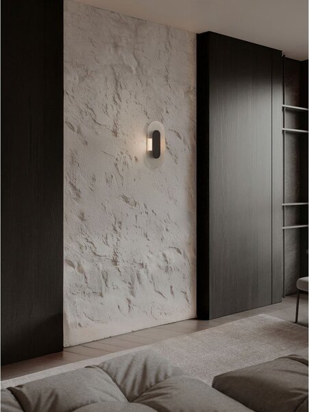 Metalowy kinkiet LED w kolorze matowej czerni Vetrio – Nova Luce