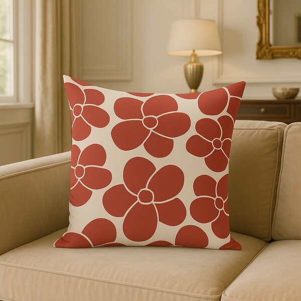 Poszewka na poduszkę 43x43 cm Red Meadow – Mila Home