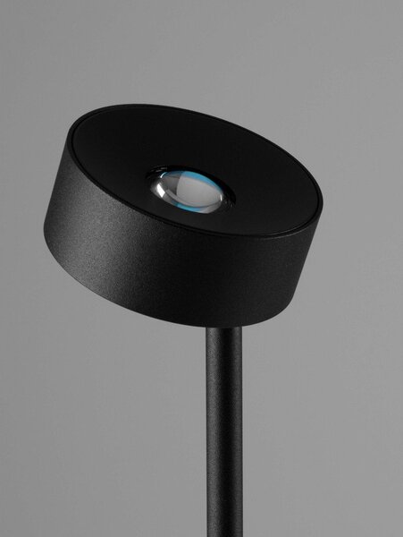 Metalowa lampa stojąca LED z elastyczną konstrukcją/ze ściemniaczem w kolorze matowej czerni (wysokość 121 cm) Irida – Nova Luce