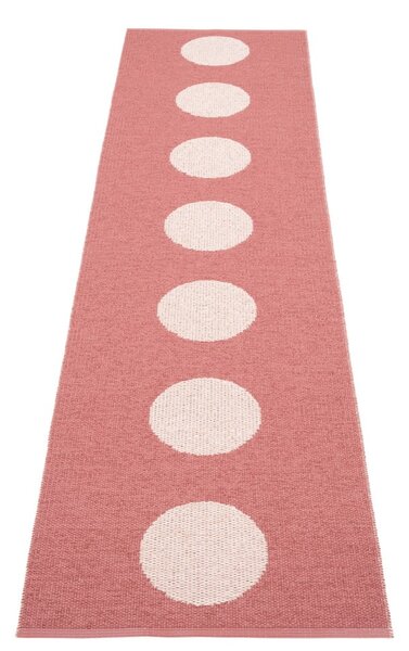 Jasnoczerwony chodnik odpowiedni na zewnątrz 70x280 cm Vera Pop Blush – Pappelina