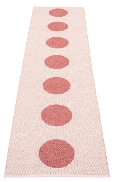 Jasnoczerwony chodnik odpowiedni na zewnątrz 70x280 cm Vera Pop Blush – Pappelina