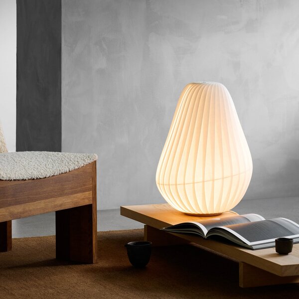 Lampa Stołowa Tom Rossau, biały, tworzywo sztuczne
