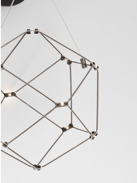 Czarny aluminiowy kinkiet LED Nebula – Nova Luce
