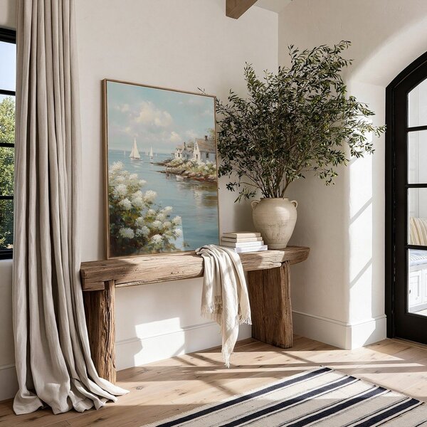 Obraz drukowany z ramą w zestawie 60x80 cm Quiet Bay – Styler