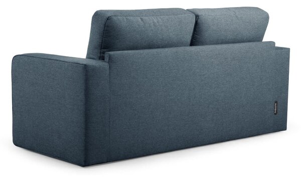 Niebieska rozkładana sofa 160 cm Come – Bobochic Paris