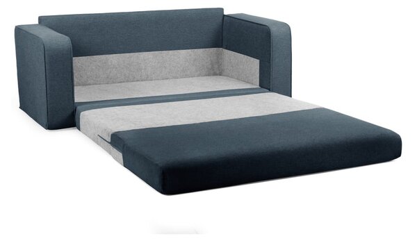 Niebieska rozkładana sofa 160 cm Come – Bobochic Paris