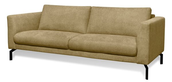 Musztardowa sofa 216 cm Gomero – Scandic
