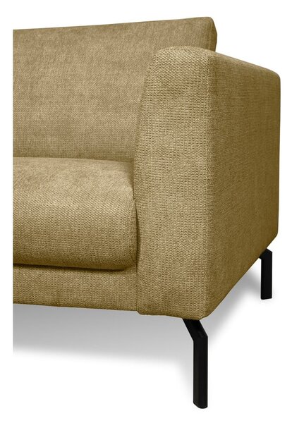 Musztardowa sofa 216 cm Gomero – Scandic