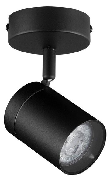 Metalowa lampa punktowa z elastyczną konstrukcją w kolorze matowej czerni 12x8 cm Alma – Nova Luce