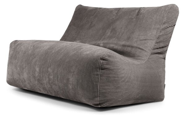Ciemnoszary sztruksowy worek do siedzenia Sofa Seat Lounge – SLOWDOWN