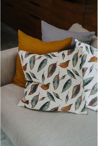 Lniana poszewka na poduszkę 50x50 cm Golden Fall – Linen Tales