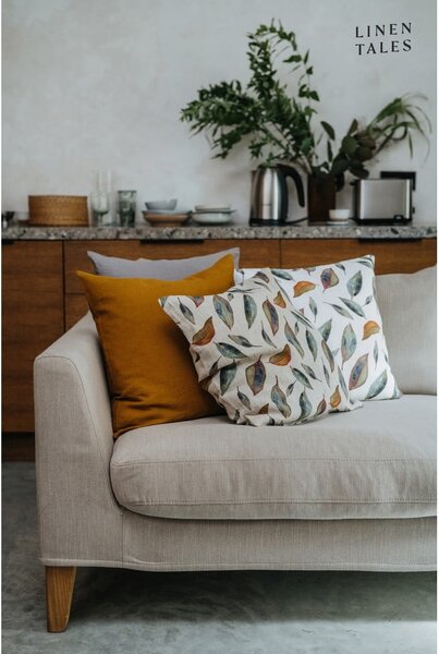 Lniana poszewka na poduszkę 50x50 cm Golden Fall – Linen Tales