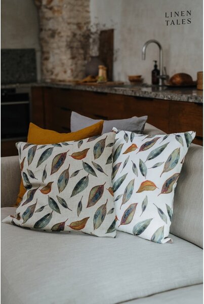 Lniana poszewka na poduszkę 50x50 cm Golden Fall – Linen Tales