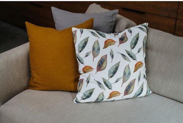 Lniana poszewka na poduszkę 50x50 cm Golden Fall – Linen Tales
