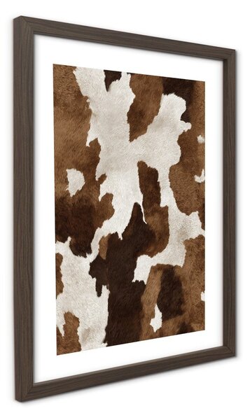 Obraz drukowany z ramą w zestawie 30x40 cm Cowhide – Styler
