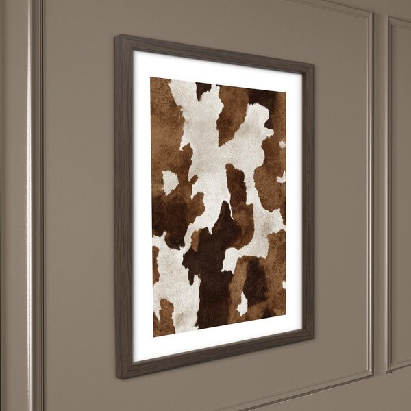 Obraz drukowany z ramą w zestawie 30x40 cm Cowhide – Styler