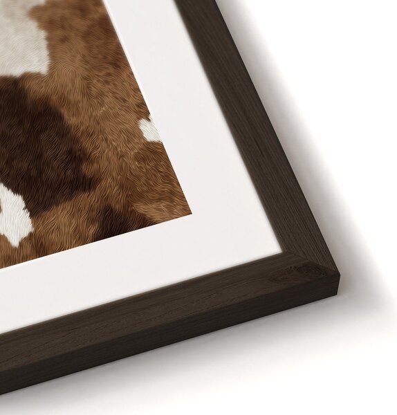 Obraz drukowany z ramą w zestawie 30x40 cm Cowhide – Styler