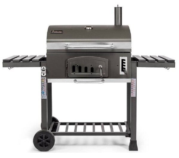 Grill ogrodowy węglowy ACTIVA Angular XXL 11250C Zamykany, żeliwny ruszt, termometr
