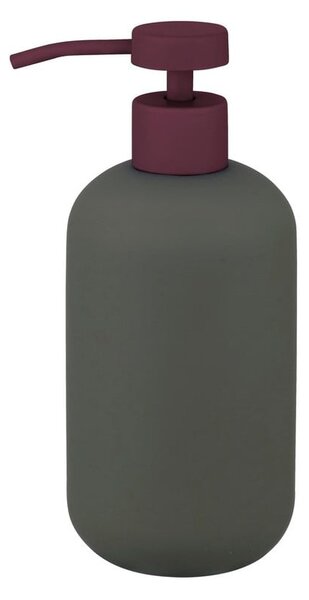 Ciemnozielony dozownik do mydła ceramiczny 120 ml Lotus Play – Mette Ditmer Denmark